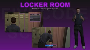FiveM UWU Cat Cafe Job - Locker Room - Locker rooms with a grade system