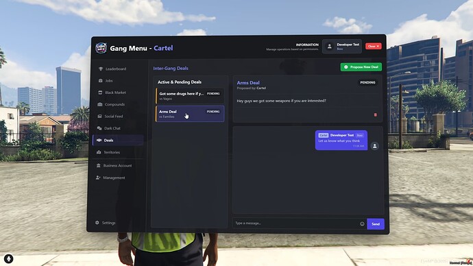 Inter-Gang Deal system