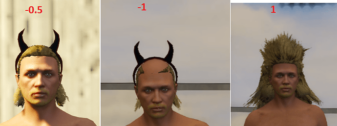 hat hair removal - expression slot 1
