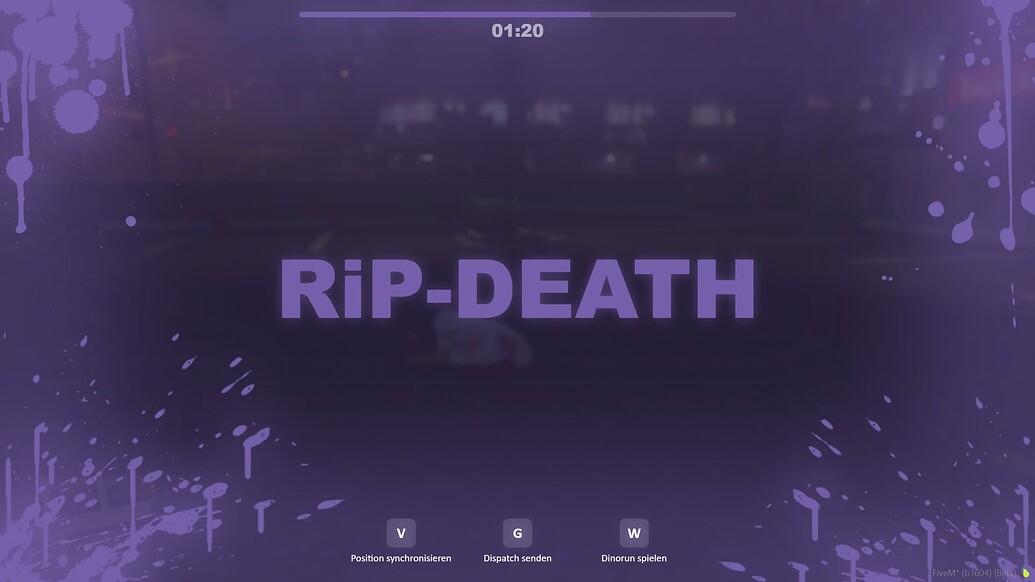 RiP-Death | Death screen with knock-out and stabalizing - FiveM ...