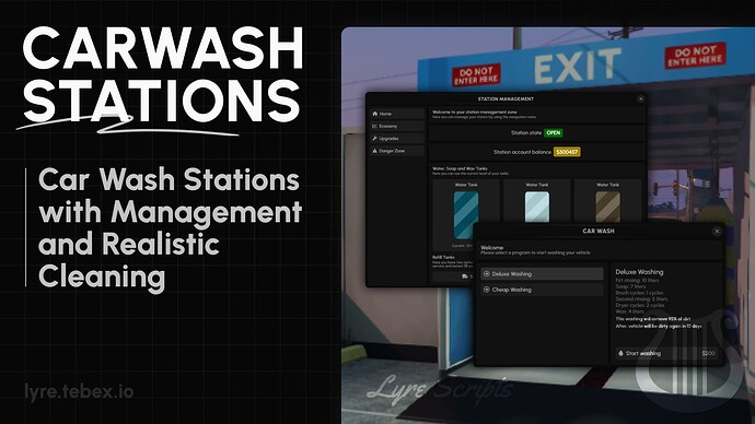 MINIATURE - CAR WASH