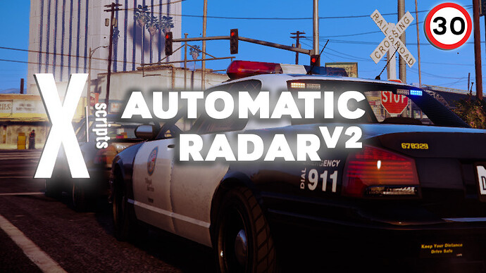 X Automatic Radar V2 [ ESX ] & [OX_LIB] Thumbnail