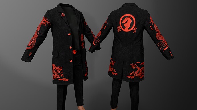 [PAID] Triad’s Gang Coats Clothing Package! thumbnail 5