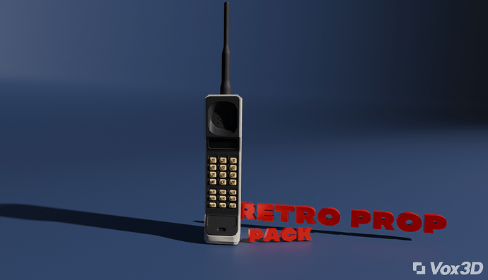 V3D | Retro Electronics | Prop Pack | PAID thumbnail 4