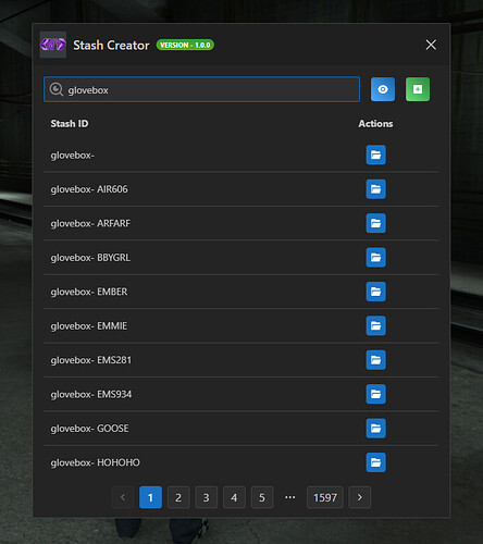 [ESX/QB/QBX] Stash Creator | Stash Viewer | View Stashes in DB in Game [ox_inventory/qb-inventory]