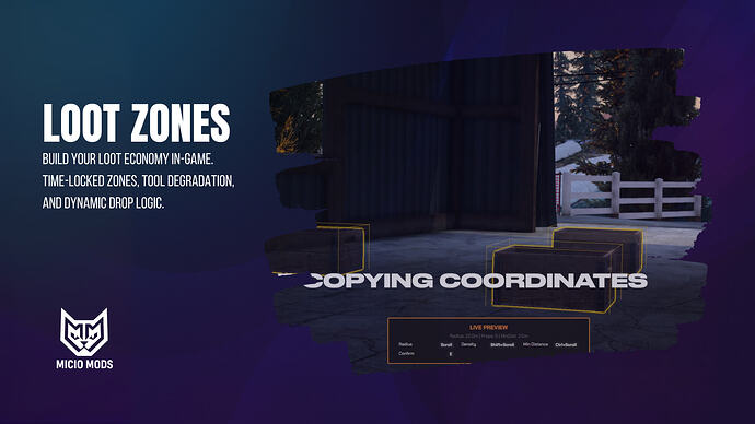 Lootzones — In-Game Zone Loot System