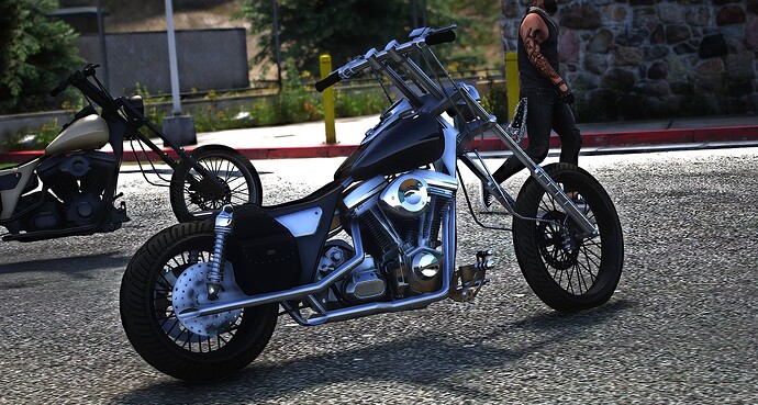 [PAID] Ghost Chopper Motorcycle | TOS & Lore Friendly thumbnail 3