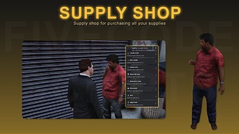 FiveM Tequi La La Job - Supply Shop - Supply shop for purchasing all your supplies