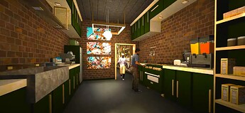 [MAP] Emerald Coffeshop GTA5, FiveM (New Interior Oeuvre Gallery) thumbnail 4
