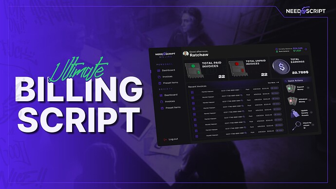 FiveM Billing Script