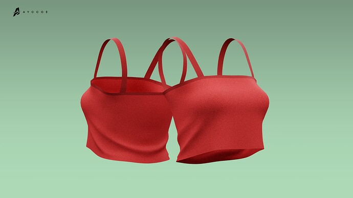 Japanese Inspired Crop Top (MP Female) thumbnail 5