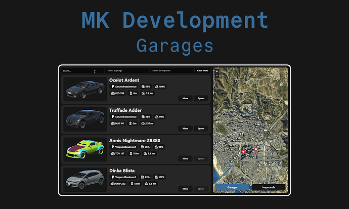 mk development garages