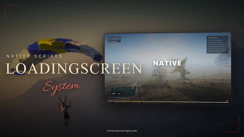 [Free] ns-loadingscreen 🎬 — A Modern Loading Screen for Your FiveM Server
