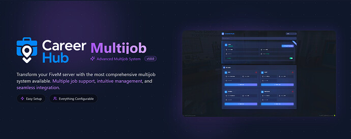 CareerHub Multijob (Management, Easy Job Switch, Job Stations) Thumbnail