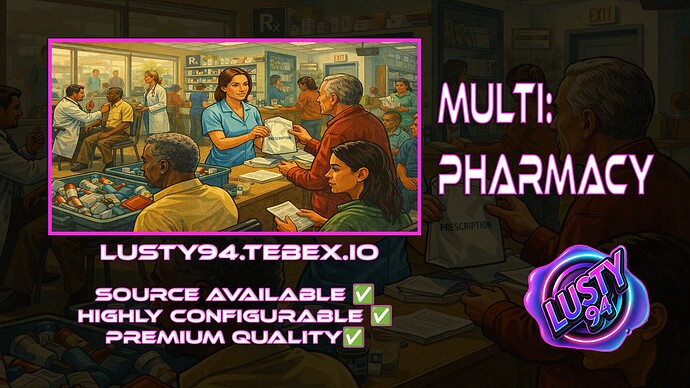 [QB] Multi: Pharmacy | Fully Modular | Crafting | Billing | Consumables | Prescriptions Thumbnail