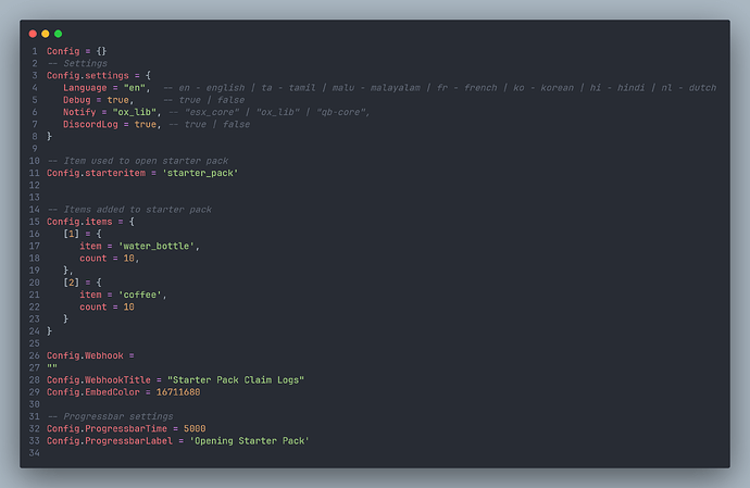 code
