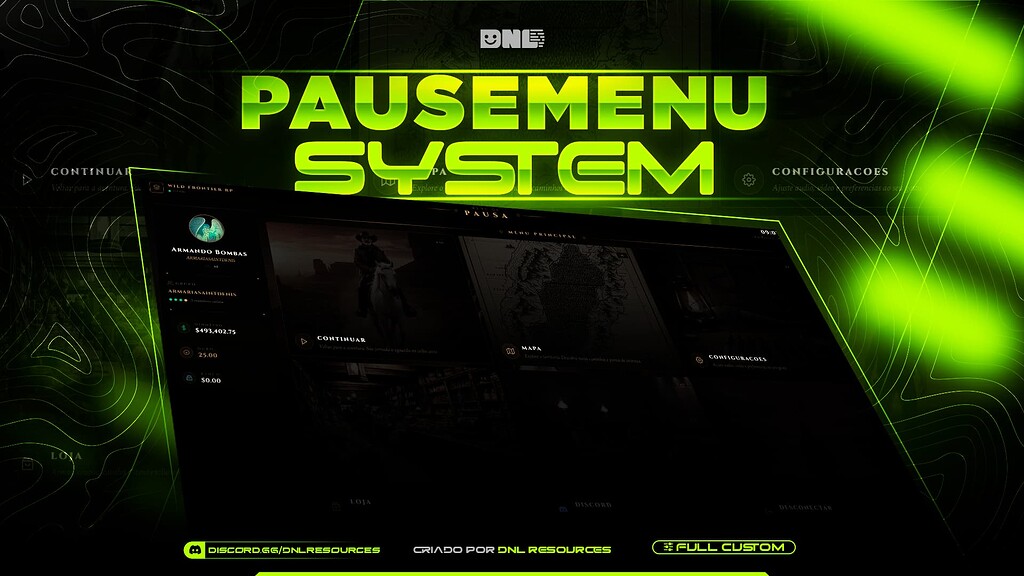 DnL - Pause Menu | RedM Scripts | RSG | VORP - RedM Releases - Cfx Forum