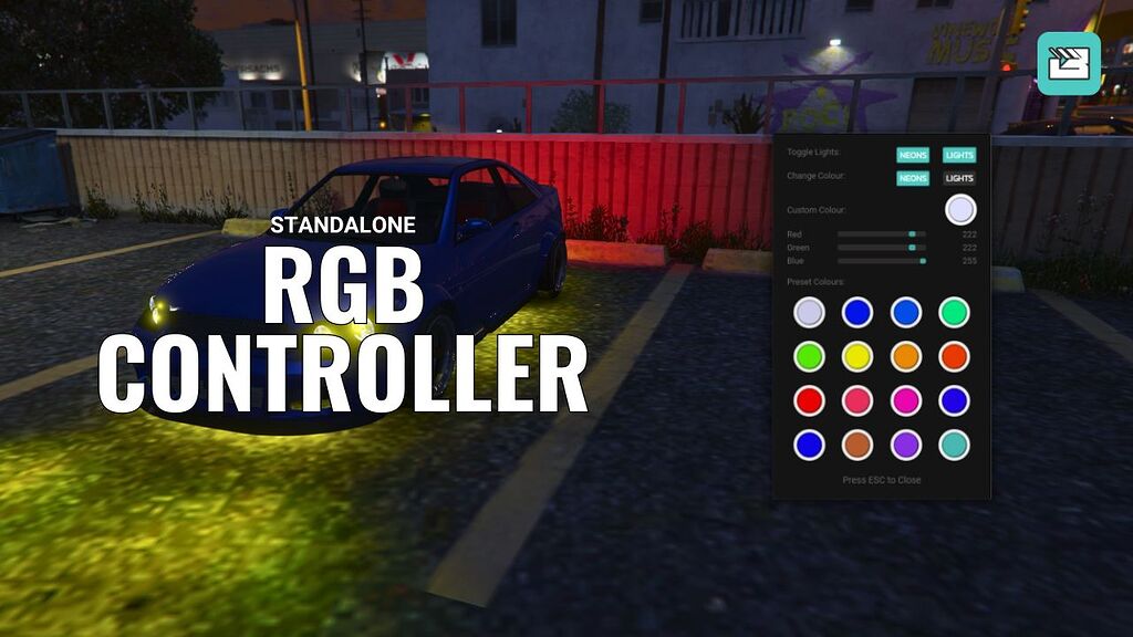 [FREE] [STANDALONE] RGB Controller - FiveM Releases - Cfx.re Community