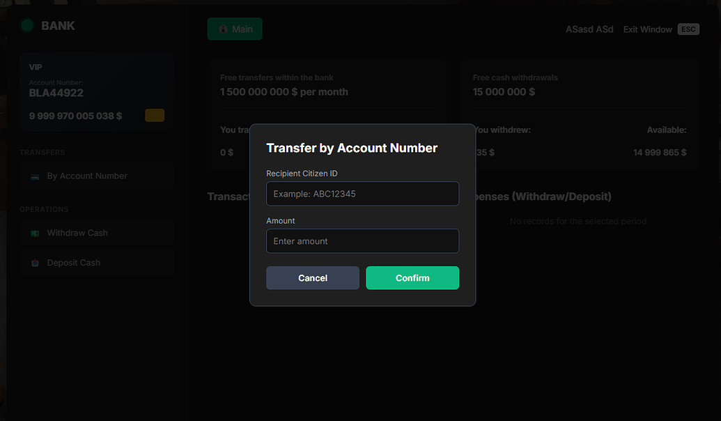 [PAID] [QB] nlp-banking | Modern Banking System | Monthly Limits ...