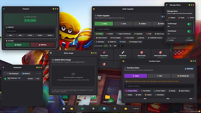 Envi-Restaurants - The Ultimate FiveM Restaurant Simulator - [QBOX/QB/ESX/CUSTOM] thumbnail 9