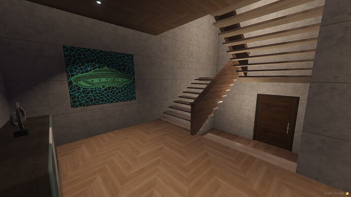 Living room stairs