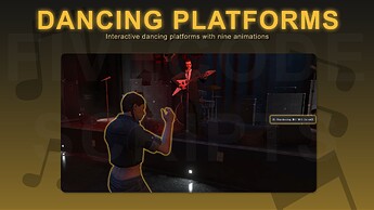 FiveM Tequi La La Job - Dancing Platforms - Interactive dancing platforms with nine animations