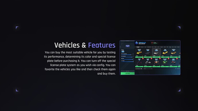 [SAVANA] Vehicle Shop [QB/ESX/QBOX] thumbnail 4