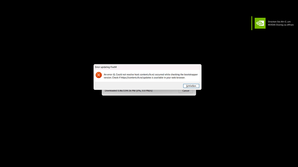 FiveM Error when i try to install FiveM - FiveM Client Support - Cfx Forum