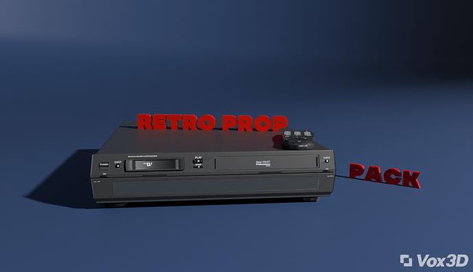 V3D | Retro Electronics | Prop Pack | PAID thumbnail 2