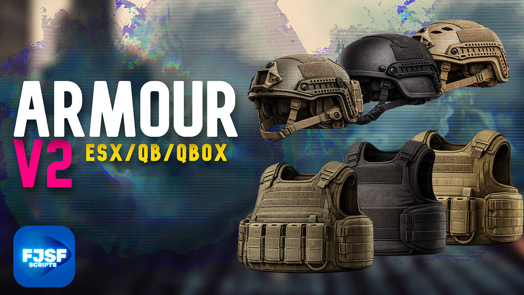 [免费]FJSF装甲V2 |先进的战术头盔和背心系统 - FiveM插件网-FiveM插件网