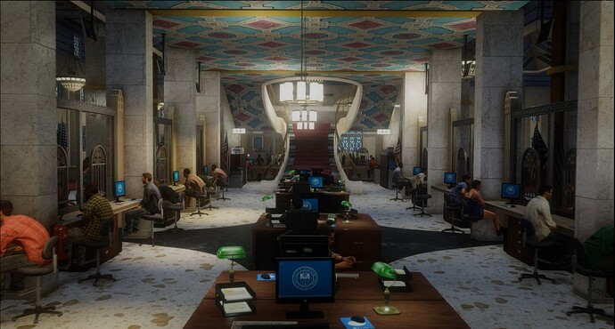 Gta v fivem mlo | city hall | bank | police | thumbnail 7