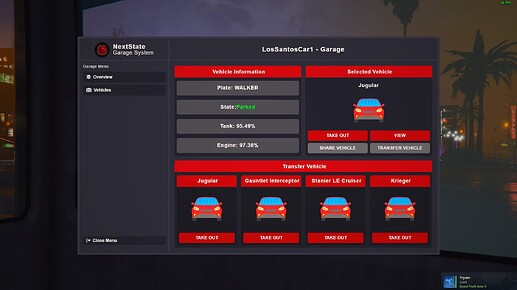 [PAID] [ESX] NS Garage System thumbnail 4