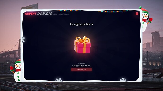 [PAID ][ESX/QB] Advent Calendar thumbnail 3