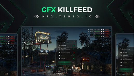 Fivem | GFX Advanced Killfeed (Tebex Integration for Colors) Thumbnail