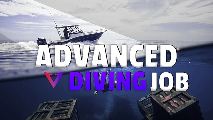 [PAID][ESX] Advanced Diving Job | (Optimized, highly configurable) Thumbnail