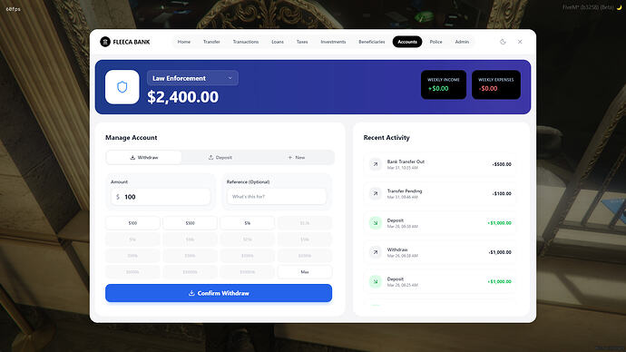 ADVANCED BANKING SCRIPT FIVEM | AK47 BANKING | [ESX] [QB] [QBX] 5