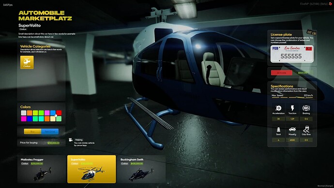 Vehicle Shop Script | ESX/QBCORE/QBOX | STG Scripts thumbnail 5