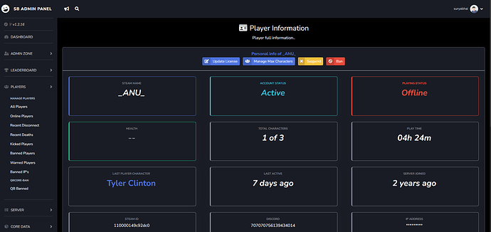 [PAID][QBCore/QBox] SB Admin Panel - Revolutionary FiveM Server Management thumbnail 8