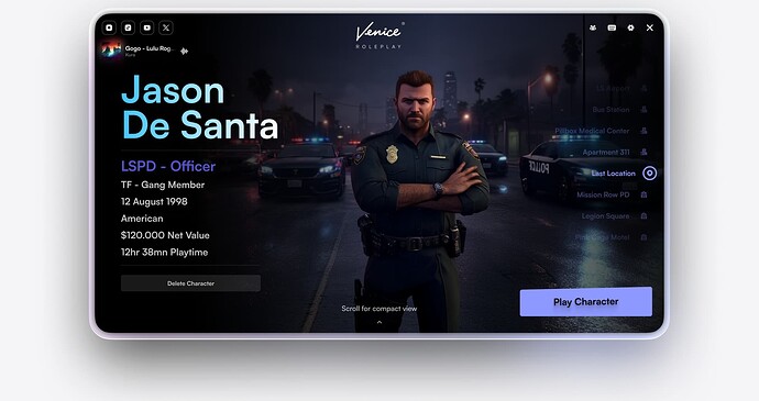 CodeM Venice Multichar & Spawn - Advanced Multicharacter ESX QB thumbnail 3