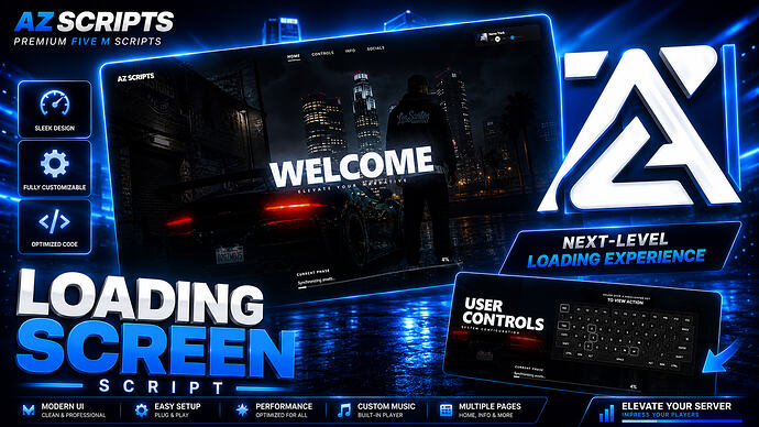 AZ SCRIPTS - ADVANCED INTERACTIVE LOADINGSCREEN - FiveM Releases - Cfx ...