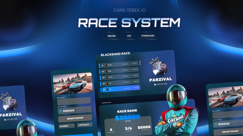 [PAID][STANDALONE] Canx - RaceSystem - FiveM Releases - Cfx.re Community