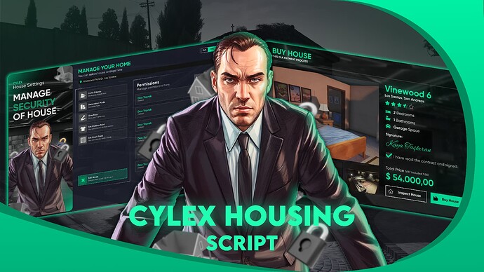 [PAID] [QB/ESX] Cylex Housing SYSTEM Thumbnail