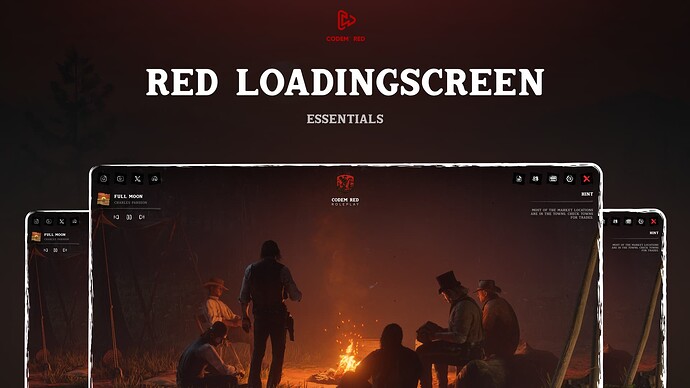 CodeM Red Loadingscreen STANDALONE (Advanced) - RedM Releases - Cfx Forum