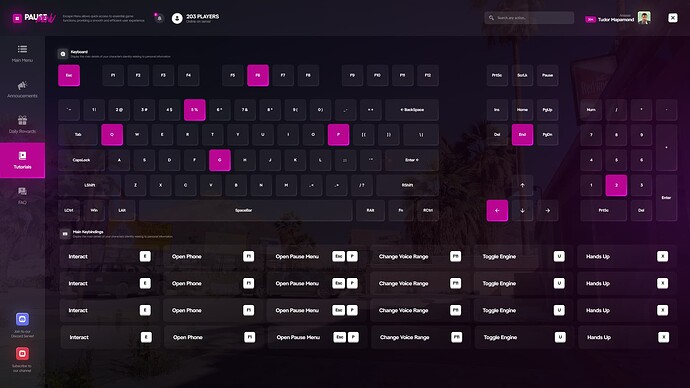 Pause Menu - Tutorials
