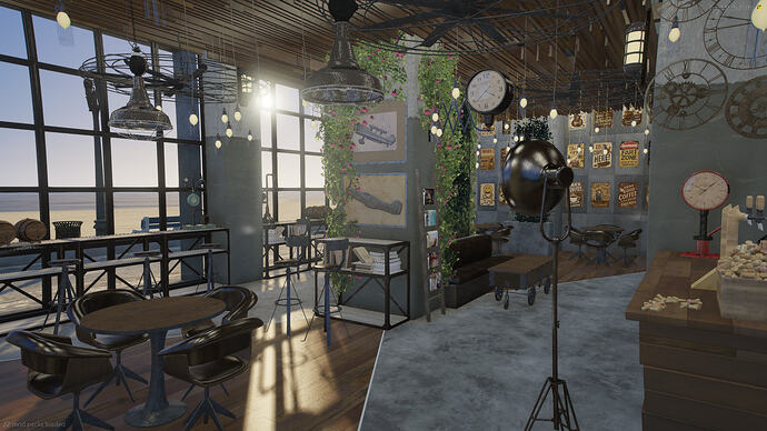 [免费] The Brutalist Coffee Shop - Hunz3D