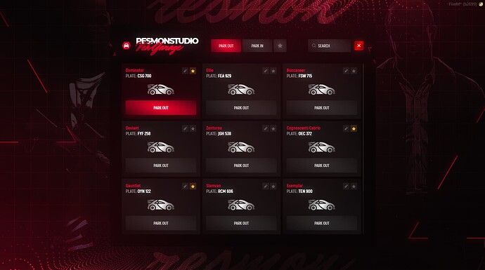 [Release][PAID] RS | Garage & Impound System | 0.00MS Favorization, Rename , Impound Thumbnail