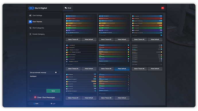 Advanced Chat System | 9 Themes | Live Editor | RP Ready [ESX/QBcore/Standalone] [PAID] thumbnail 3