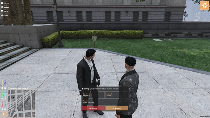 fivem personal billing script