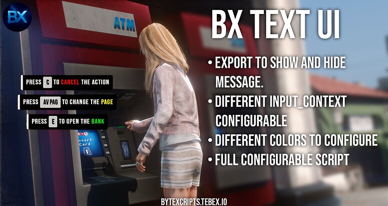 [STANDALONE] TextUI - FiveM Releases - Cfx.re Community