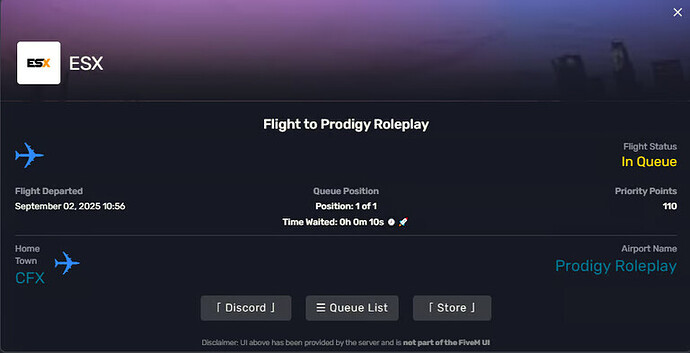 [STANDALONE] Prodigy Queue System - Modern FiveM Queue  thumbnail 2